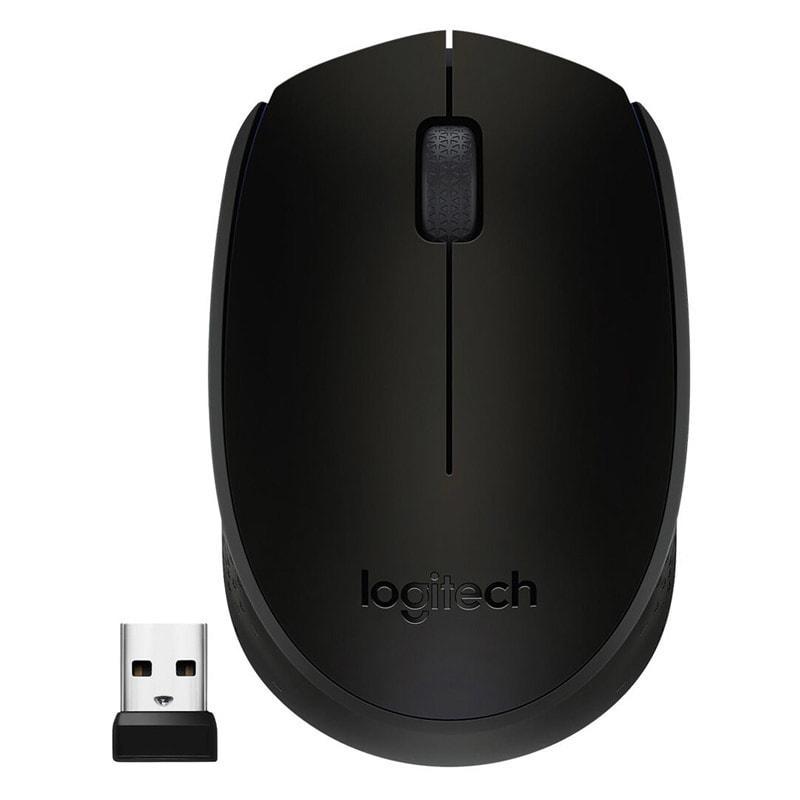 MOUSE INALAMBRICO LOGITECH M170 NEGRO WIRELESS 2.4GHZ, 910-004940